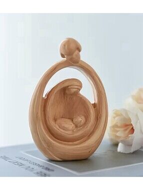 Resin baby jesus nativity figurine With Mary And Joseph